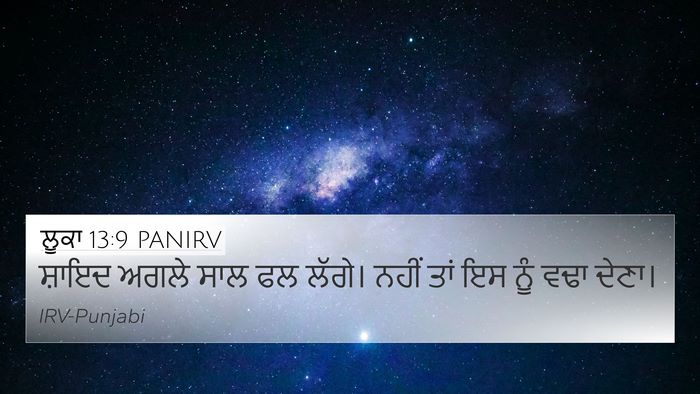 ਲੂਕਾ 13:9 PANIRV Bible Verse Image