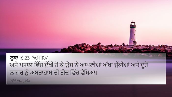 ਲੂਕਾ 16:23 PANIRV Bible Verse Image