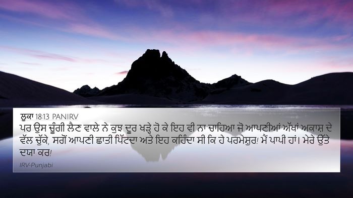 ਲੂਕਾ 18:13 PANIRV Bible Verse Image