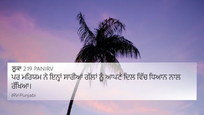 ਲੂਕਾ 2:19 PANIRV 4K Wallpaper - ਪਰ ਮਰਿਯਮ ਨੇ ਇਨ੍ਹਾਂ - 4K Wallpaper Bible Verse