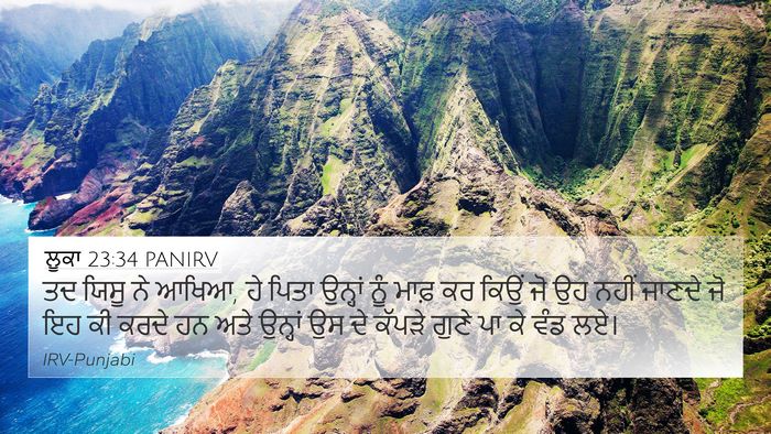 ਲੂਕਾ 23:34 PANIRV Bible Verse Image