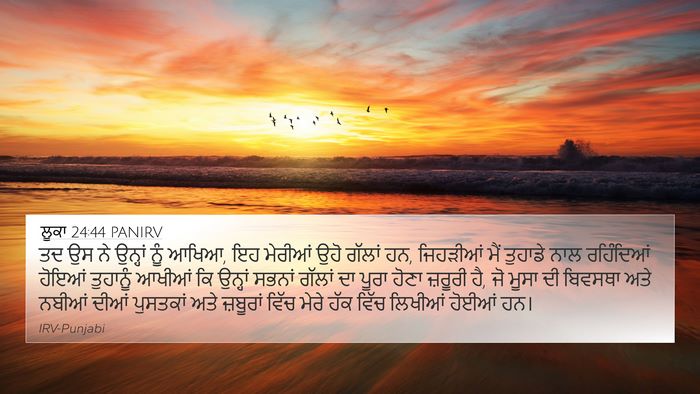 ਲੂਕਾ 24:44 PANIRV Bible Verse Image