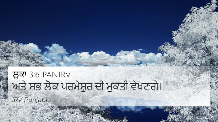 ਲੂਕਾ 3:6 PANIRV 4K Wallpaper - ਅਤੇ ਸਭ ਲੋਕ - 4K Wallpaper Bible Verse