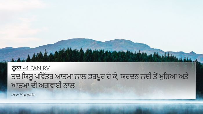 ਲੂਕਾ 4:1 PANIRV Bible Verse Image
