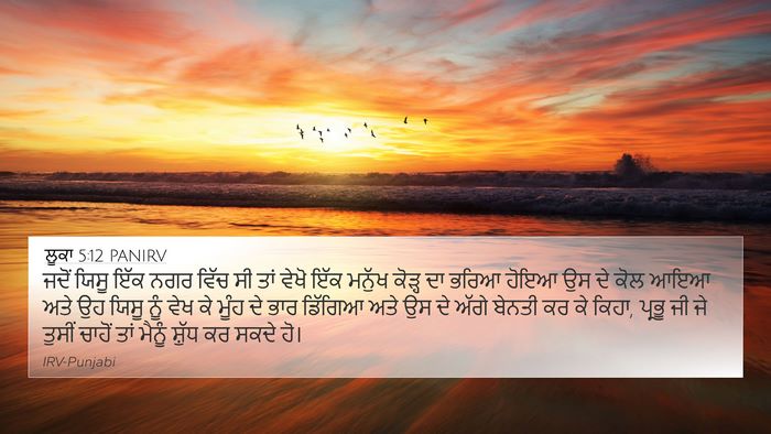 ਲੂਕਾ 5:12 PANIRV Bible Verse Image