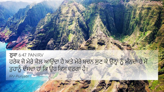 ਲੂਕਾ 6:47 PANIRV Bible Verse Image