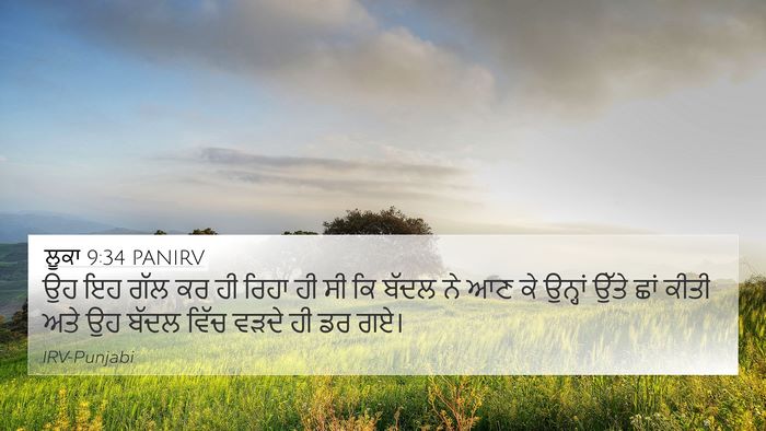 ਲੂਕਾ 9:34 PANIRV Bible Verse Image