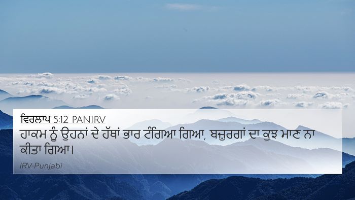 ਵਿਰਲਾਪ 5:12 PANIRV Bible Verse Image