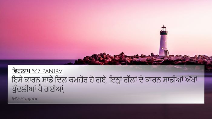 ਵਿਰਲਾਪ 5:17 PANIRV Bible Verse Image