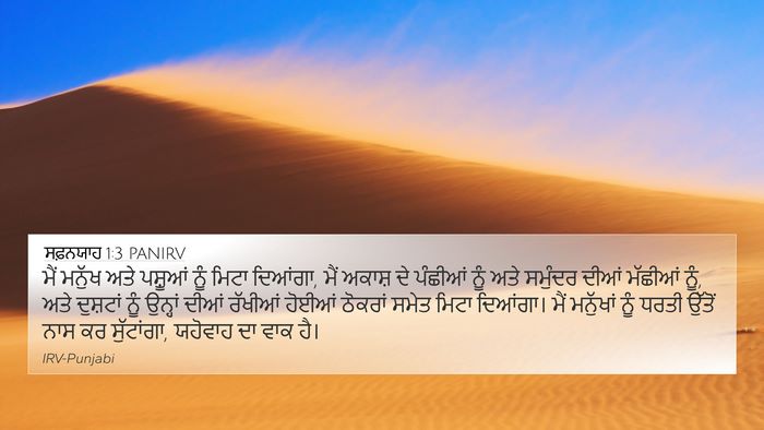 ਸਫ਼ਨਯਾਹ 1:3 PANIRV Bible Verse Image