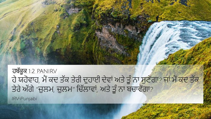 ਹਬੱਕੂਕ 1:2 PANIRV Bible Verse Image