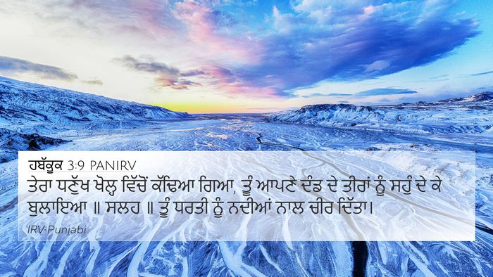 ਹਬੱਕੂਕ 3:9 PANIRV Bible Verse Image