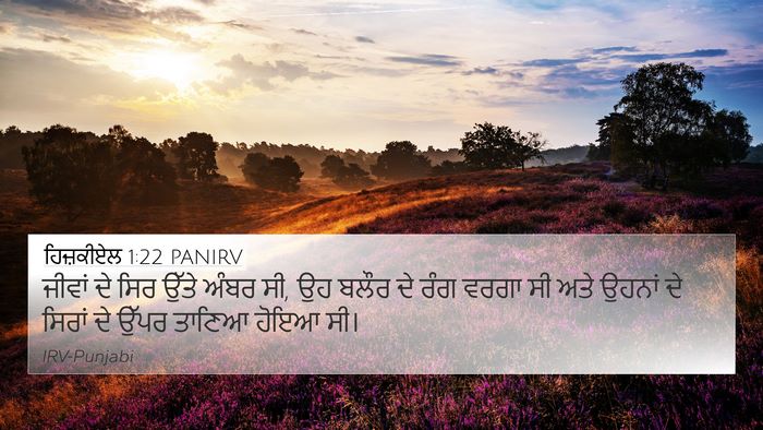 ਹਿਜ਼ਕੀਏਲ 1:22 PANIRV Bible Verse Image