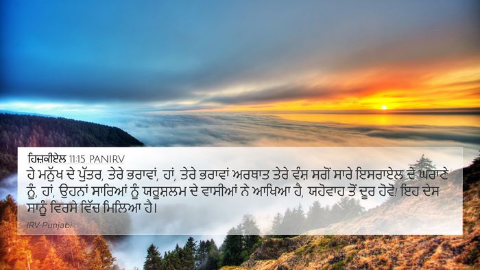 ਹਿਜ਼ਕੀਏਲ 11:15 PANIRV Bible Verse Image