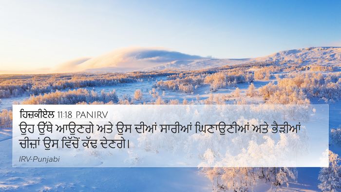 ਹਿਜ਼ਕੀਏਲ 11:18 PANIRV Bible Verse Image