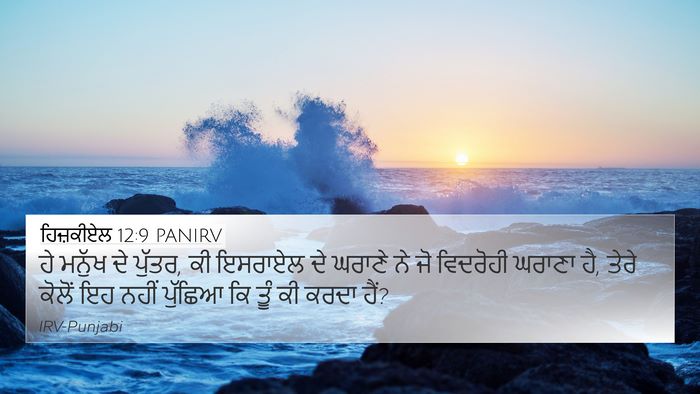 ਹਿਜ਼ਕੀਏਲ 12:9 PANIRV Bible Verse Image