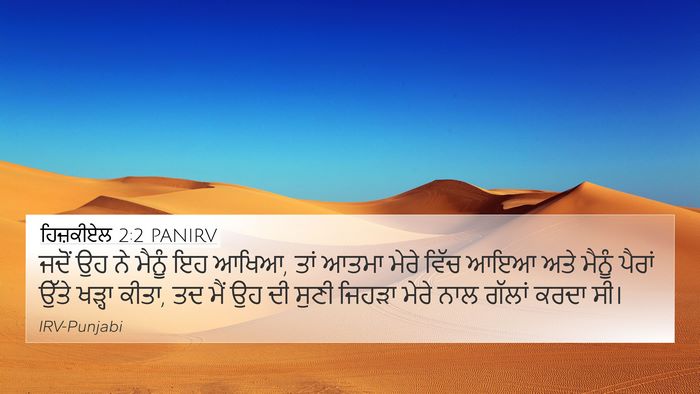 ਹਿਜ਼ਕੀਏਲ 2:2 PANIRV Bible Verse Image