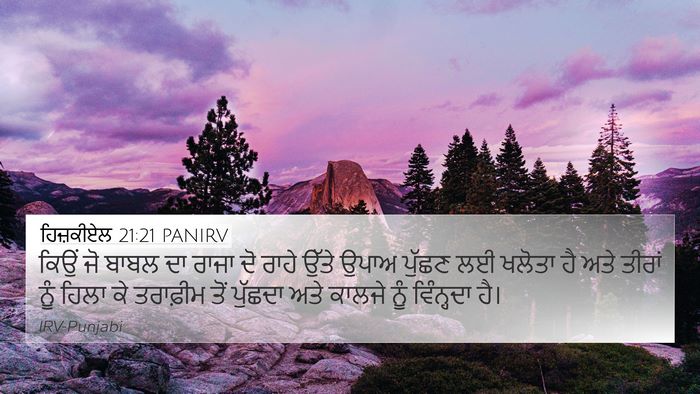 ਹਿਜ਼ਕੀਏਲ 21:21 PANIRV Bible Verse Image