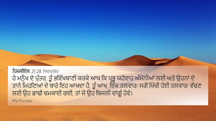 ਹਿਜ਼ਕੀਏਲ 21:28 PANIRV Bible Verse Image