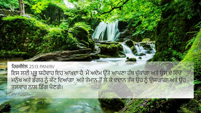 ਹਿਜ਼ਕੀਏਲ 25:13 PANIRV Bible Verse Image