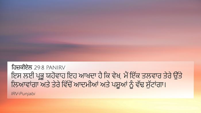 ਹਿਜ਼ਕੀਏਲ 29:8 PANIRV Bible Verse Image