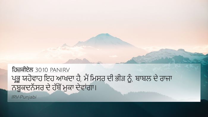 ਹਿਜ਼ਕੀਏਲ 30:10 PANIRV Bible Verse Image