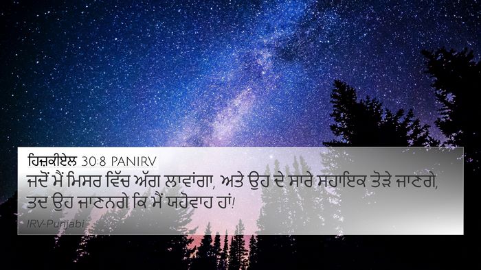 ਹਿਜ਼ਕੀਏਲ 30:8 PANIRV Bible Verse Image
