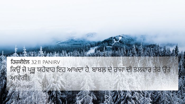 ਹਿਜ਼ਕੀਏਲ 32:11 PANIRV Bible Verse Image
