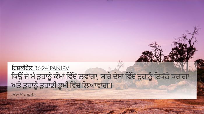 ਹਿਜ਼ਕੀਏਲ 36:24 PANIRV Bible Verse Image