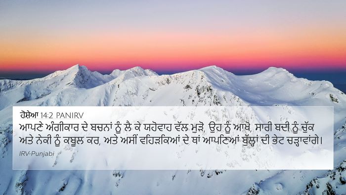 ਹੋਸ਼ੇਆ 14:2 PANIRV Bible Verse Image