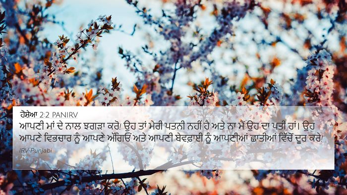 ਹੋਸ਼ੇਆ 2:2 PANIRV Bible Verse Image