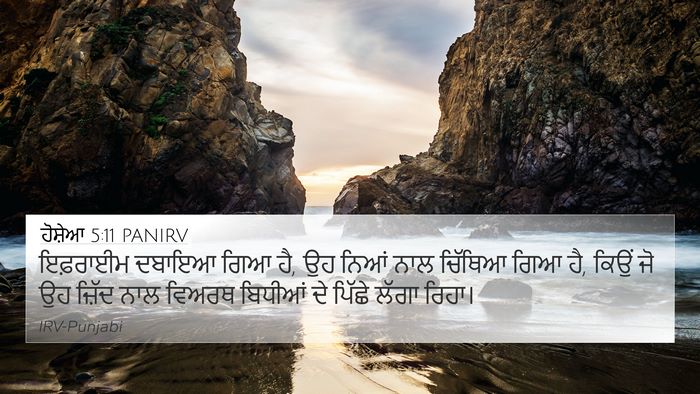 ਹੋਸ਼ੇਆ 5:11 PANIRV Bible Verse Image