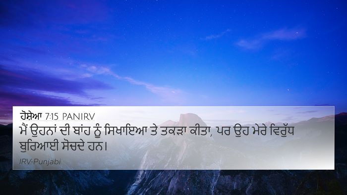 ਹੋਸ਼ੇਆ 7:15 PANIRV Bible Verse Image