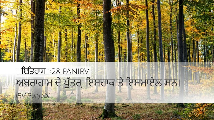 1 ਇਤਿਹਾਸ 1:28 PANIRV Bible Verse Image