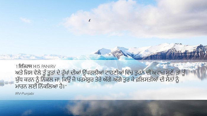 1 ਇਤਿਹਾਸ 14:15 PANIRV Bible Verse Image