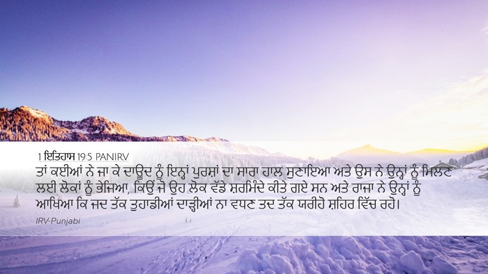 1 ਇਤਿਹਾਸ 19:5 PANIRV Bible Verse Image