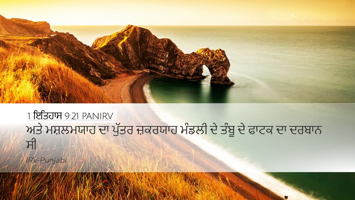 1 ਇਤਿਹਾਸ 9:21 PANIRV Bible Verse Image
