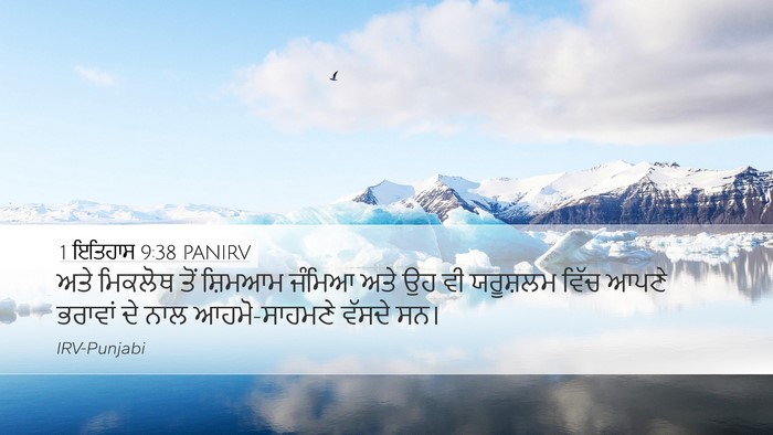 1 ਇਤਿਹਾਸ 9:38 PANIRV Bible Verse Image