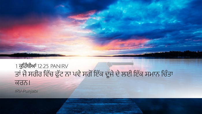 1 ਕੁਰਿੰਥੀਆਂ 12:25 PANIRV Bible Verse Image