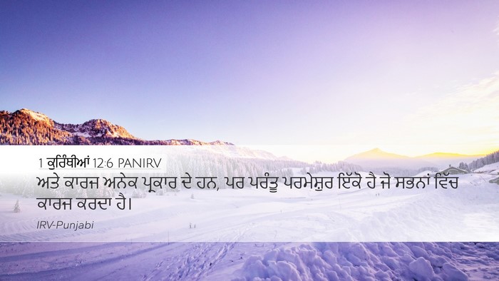 1 ਕੁਰਿੰਥੀਆਂ 12:6 PANIRV Bible Verse Image