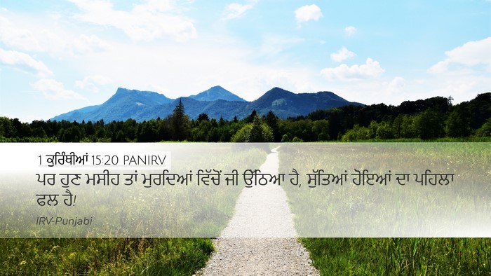1 ਕੁਰਿੰਥੀਆਂ 15:20 PANIRV Bible Verse Image