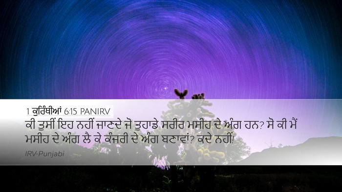 1 ਕੁਰਿੰਥੀਆਂ 6:15 PANIRV Bible Verse Image
