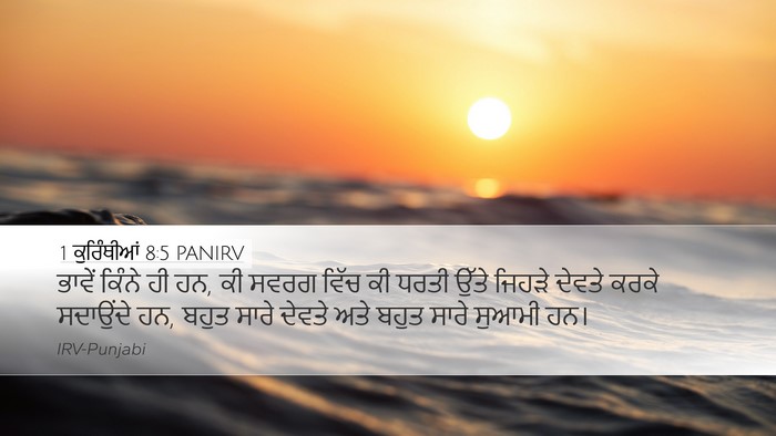 1 ਕੁਰਿੰਥੀਆਂ 8:5 PANIRV Bible Verse Image