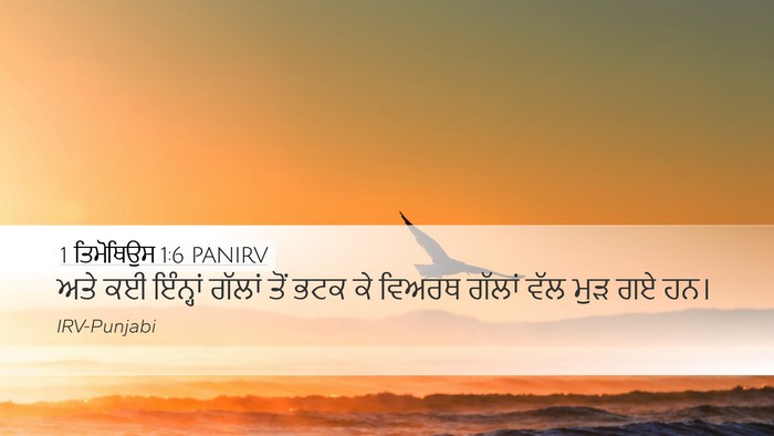 1 ਤਿਮੋਥਿਉਸ 1:6 PANIRV Bible Verse Image