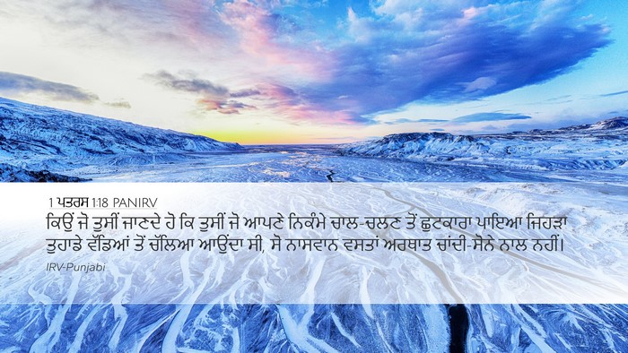 1 ਪਤਰਸ 1:18 PANIRV Bible Verse Image