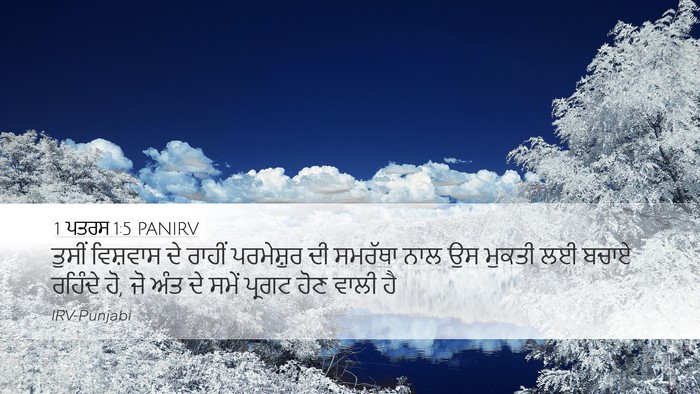 1 ਪਤਰਸ 1:5 PANIRV Bible Verse Image