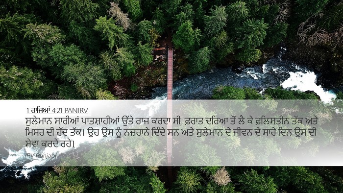 1 ਰਾਜਿਆਂ 4:21 PANIRV Bible Verse Image