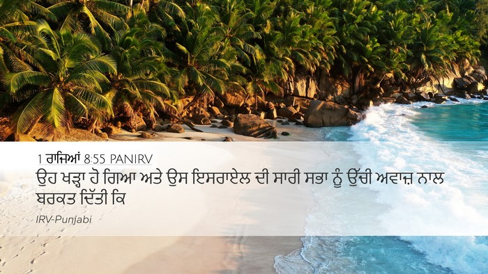 1 ਰਾਜਿਆਂ 8:55 PANIRV Bible Verse Image