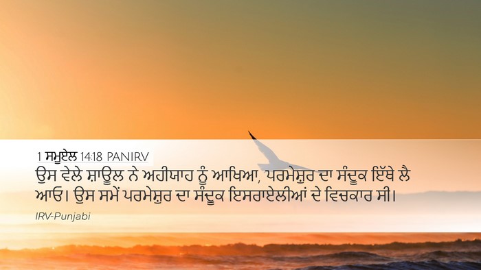 1 ਸਮੂਏਲ 14:18 PANIRV Bible Verse Image