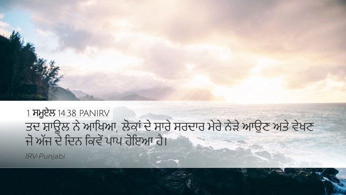 1 ਸਮੂਏਲ 14:38 PANIRV Bible Verse Image